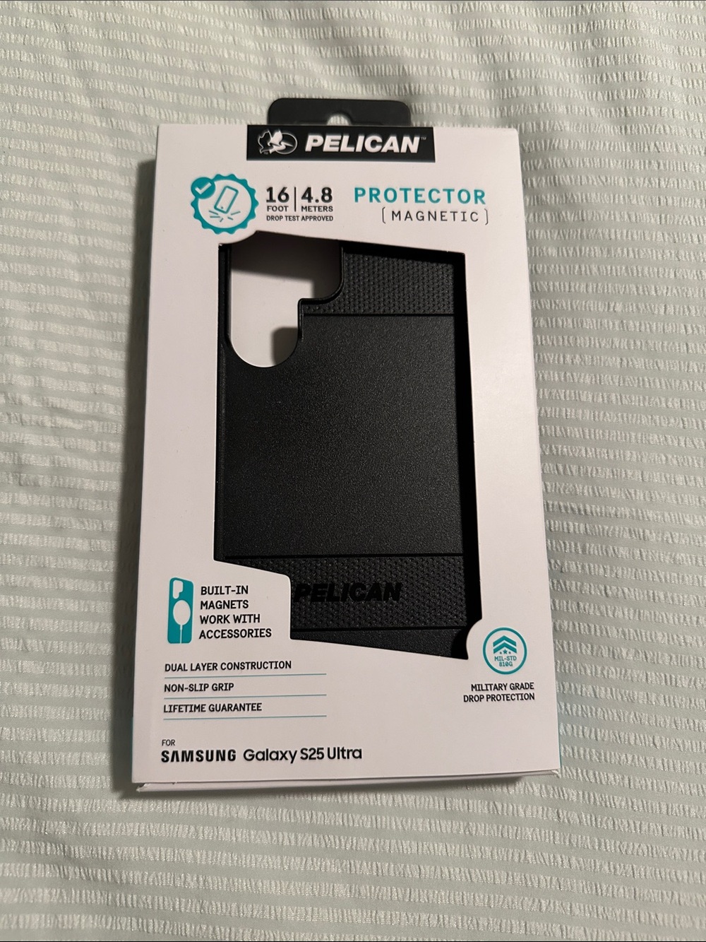 Pelican Protector Magnetic Case for Samsung Galaxy S25 Ultra — Black